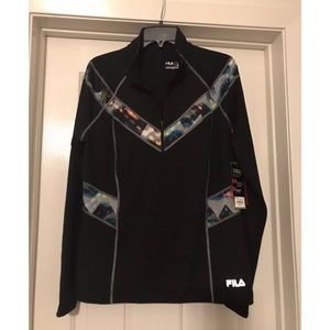 Fila Sport Running Pullover -Glow Technology Black